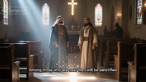 those who are near me I will be sanctified, all the people I will be glorified.’” — Leviticus 10:3