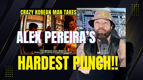 Korean Man Let's Alex Pereira Hit Him FULL FORCE! Multiple Times!! #ufc #poatan #chama