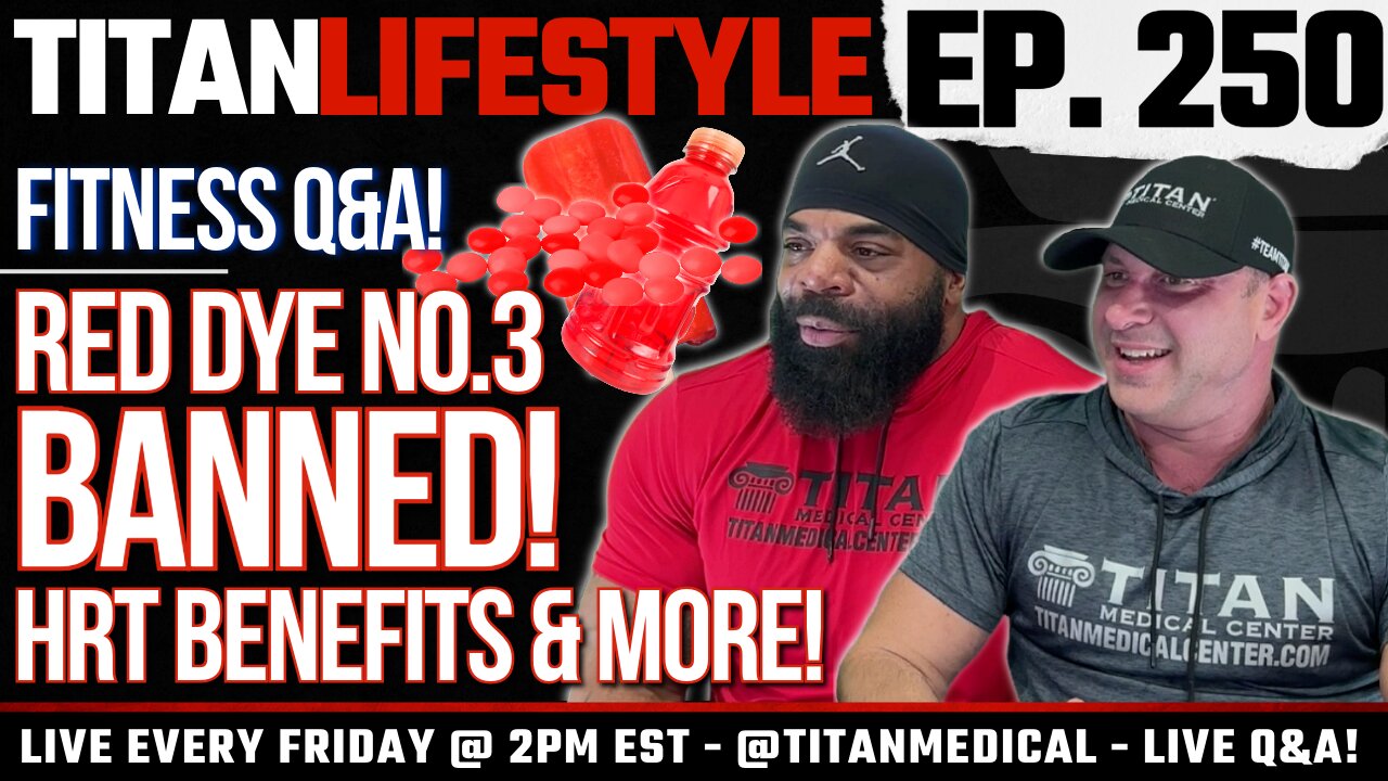 Fitness Q&A 🎙, FDA Bans Red Dye no.3, 2-Second iPhone charging? | Titan Lifestyle