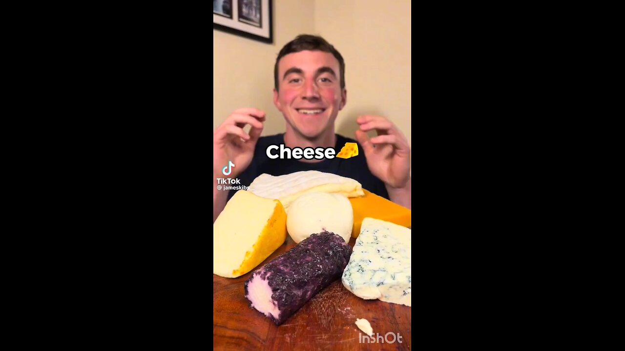 Man eats Cheese