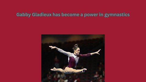 Gabby Gladieux has been a powerhouse for the Alabama Crimson Tide gymnastics team