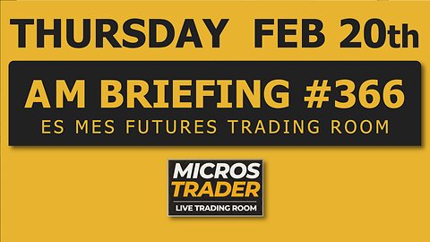 ES MES Futures Trading: Key Levels, Tips, Technical Analysis. Thursday "AM Briefing"