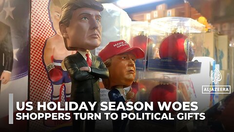 US shoppers turn to political gifts amid festive buying rush