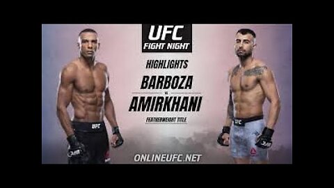 UFC Fight Edson Barboza vs Makwan Amirkhani Full Fight Highlights