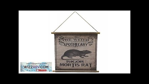 Rigor Mortis Rat Canvas Hanging Sign Review