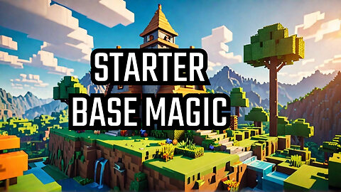 Don't Miss Out on This INSANE Minecraft Starter Base Design