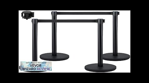 VEVOR Crowd Control Stanchion Set of 4 Pieces Stanchion Set Stanchion Set Review