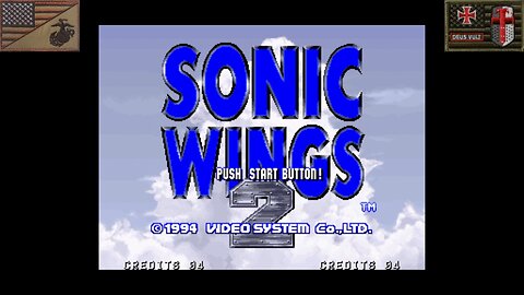 ソニック・ウイングス2 (NEOGEO - Attract Mode) [JP Version of "Aero Fighters 2"]