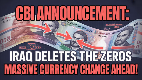 CBI Announcement Iraq Deletes the Zeros – Massive Currency Change Ahead! 💥 Today's Iraqi Dinar News!