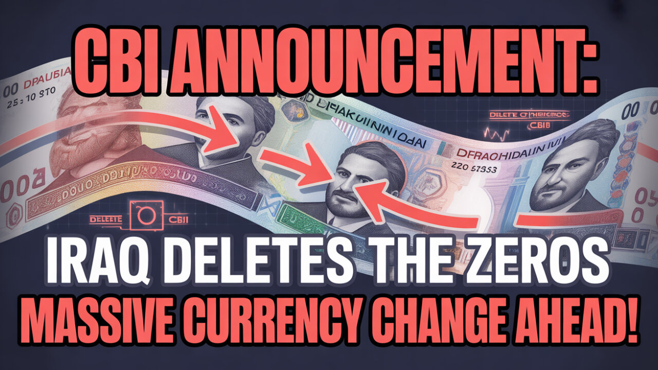 CBI Announcement Iraq Deletes the Zeros – Massive Currency Change Ahead! 💥 Today's Iraqi Dinar News!