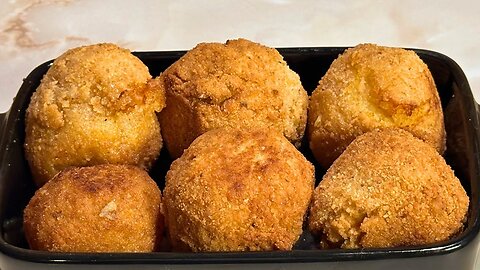 Crispy Cheesy Potato Croquettes - Quick & Easy