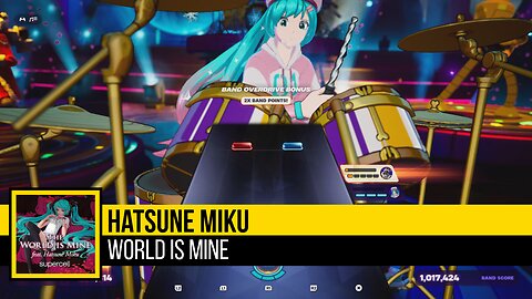 Hatsune Miku - World is Mine | Expert Drums 100% FC | Ps5 Controller | Fortnite Festival