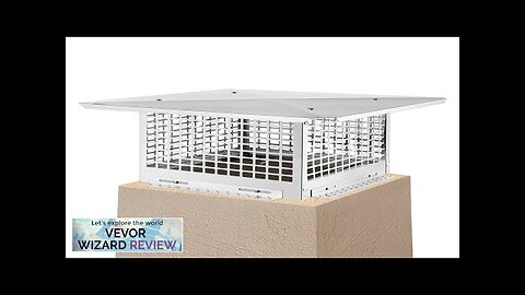 VEVOR Chimney Cap 13" x 13" Flue Caps 304 Stainless Steel Fireplace Review