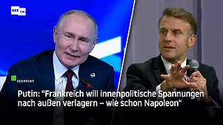 Putin zu Frankreichs Festsetzung von Öltanker: "Das ist Piraterie, und Piraten vernichtet man"