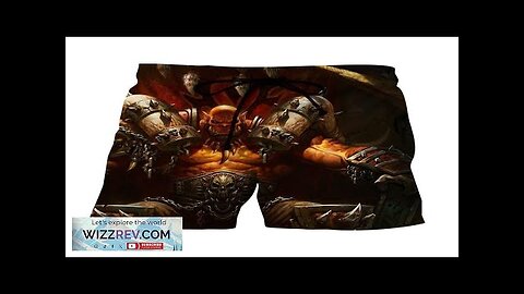 World of Warcraft Garrosh Orc Warlord Cool Gaming Shorts Review