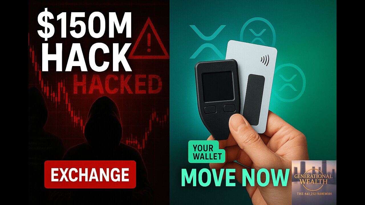 XRP Founder’s $150M HACK EXPOSED: Move Your XRP & XLM OFF Exchanges NOW