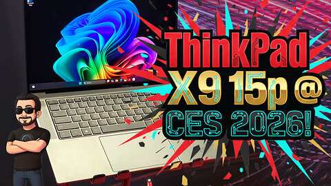 ThinkPad X9 15p Aura Edition Quick Look at CES 2026