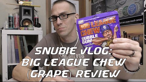 Snubie Vlog: Big League Chew (Grape Bubble Gum) Review (2021)