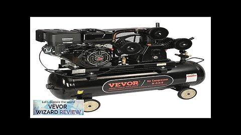 VEVOR 15HP Gas Powered Air Compressor 30 Gallon Horizontal Air Compressor Tank Review