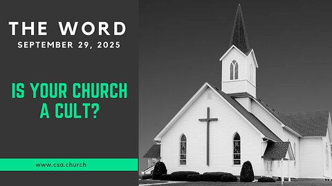 Is your church a cult?