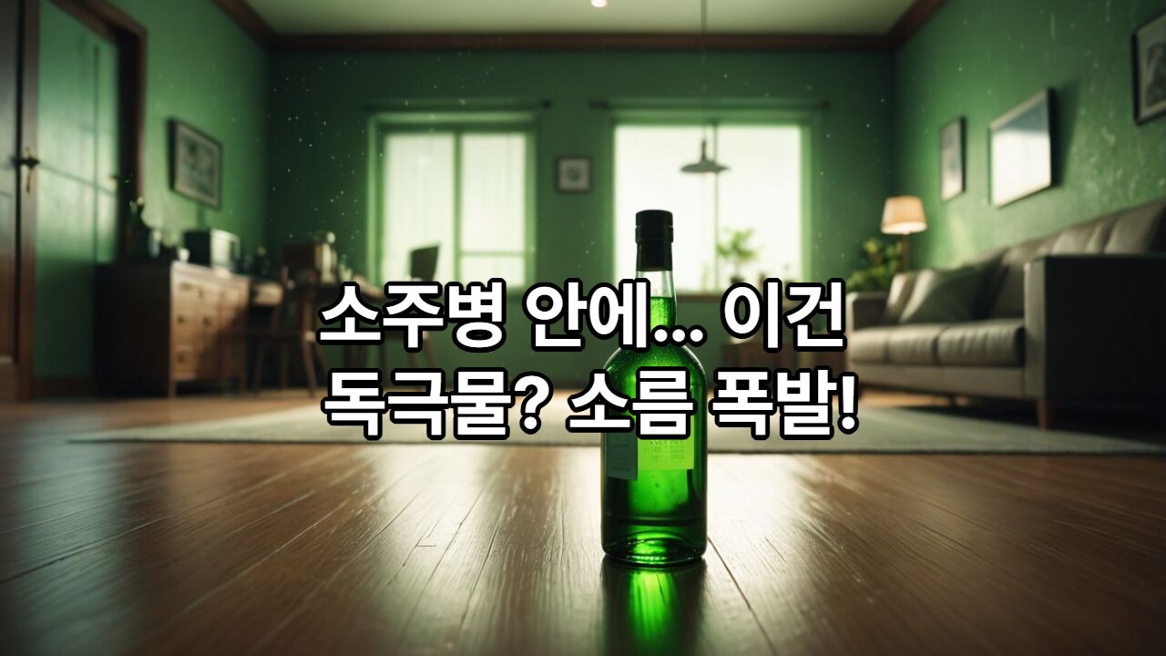 대전 자치경찰이 주거침입후 소주병 에 백신을 투입하다니..