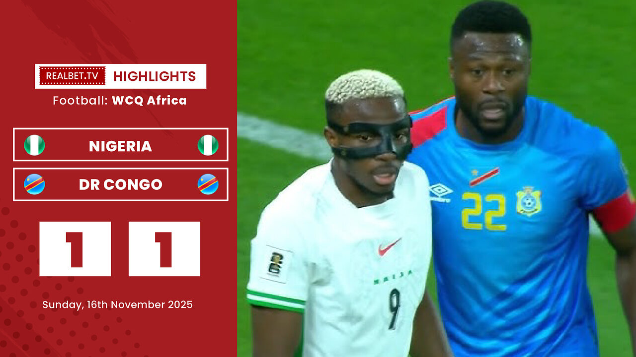 Nigeria vs DR Congo 1:1 Highlights