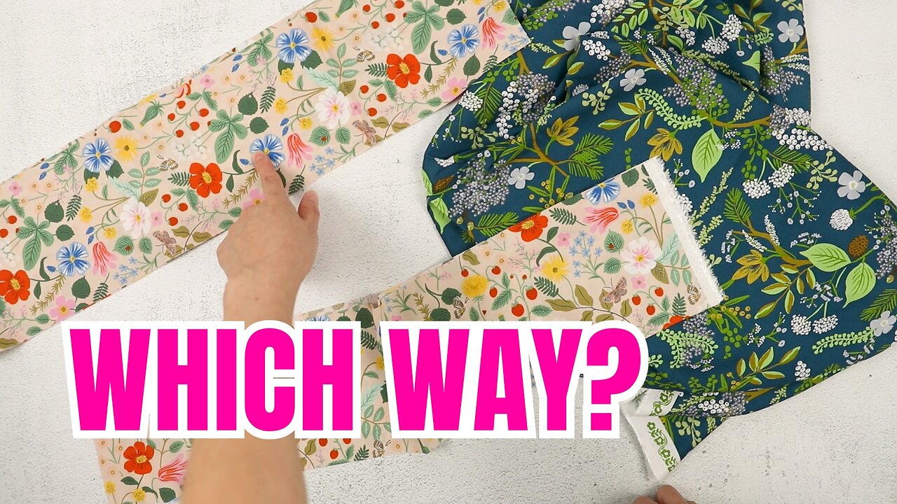 Directional Print Fabrics (Can You Break the Rules?)