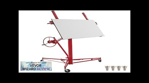 VEVOR Drywall Rolling Lifter Panel 16ft Sheetrock Lift Drywall Lift 150lb Weight Review