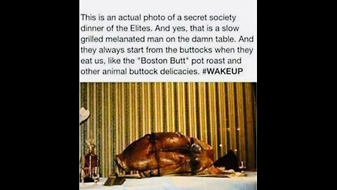 CONSPIRACY NO MORE. EAT FLESH? YOU'RE EATING HUMAN MEAT TOO. EMBEDDED MORE FLEASH EATING