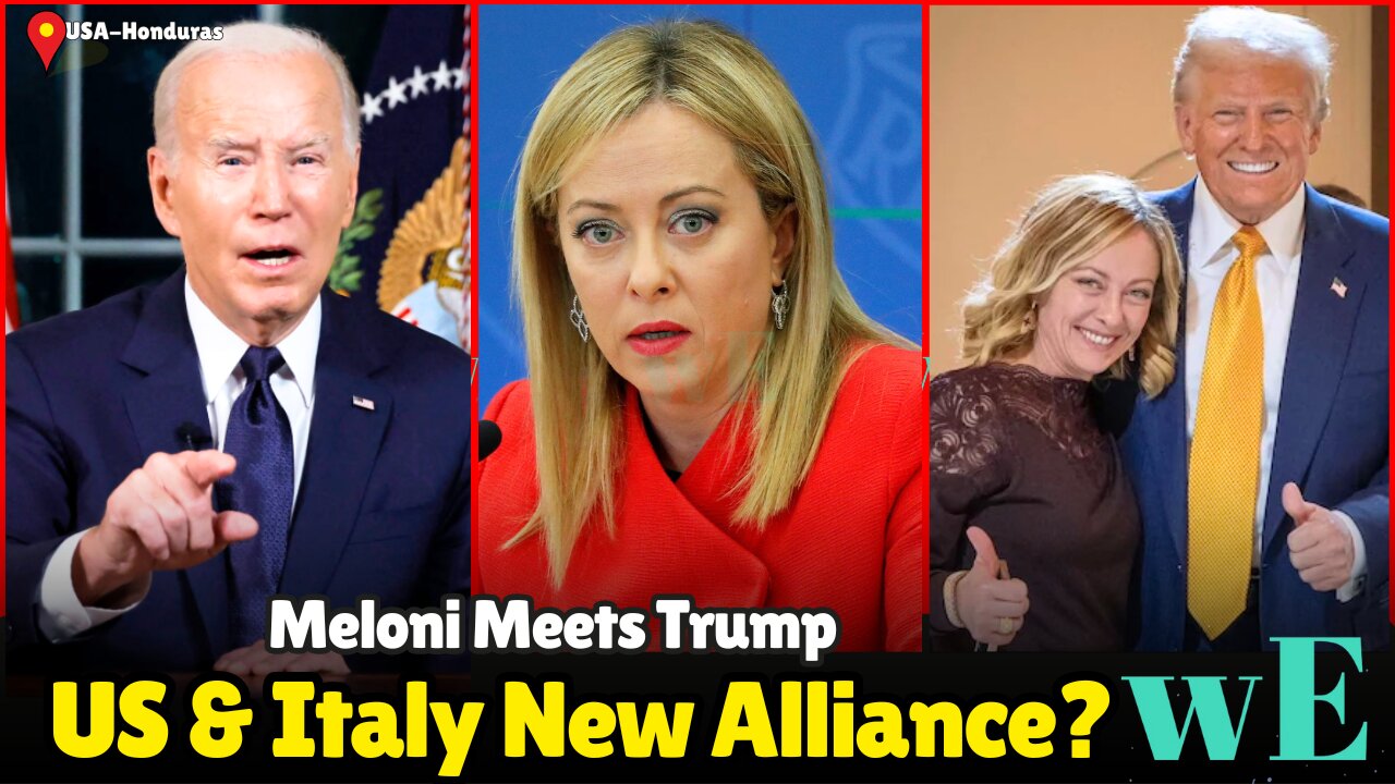 Italy's Giorgia Meloni Meets Donald Trump: Strengthening US-Europe Ties Amid Tensions - WorldEye