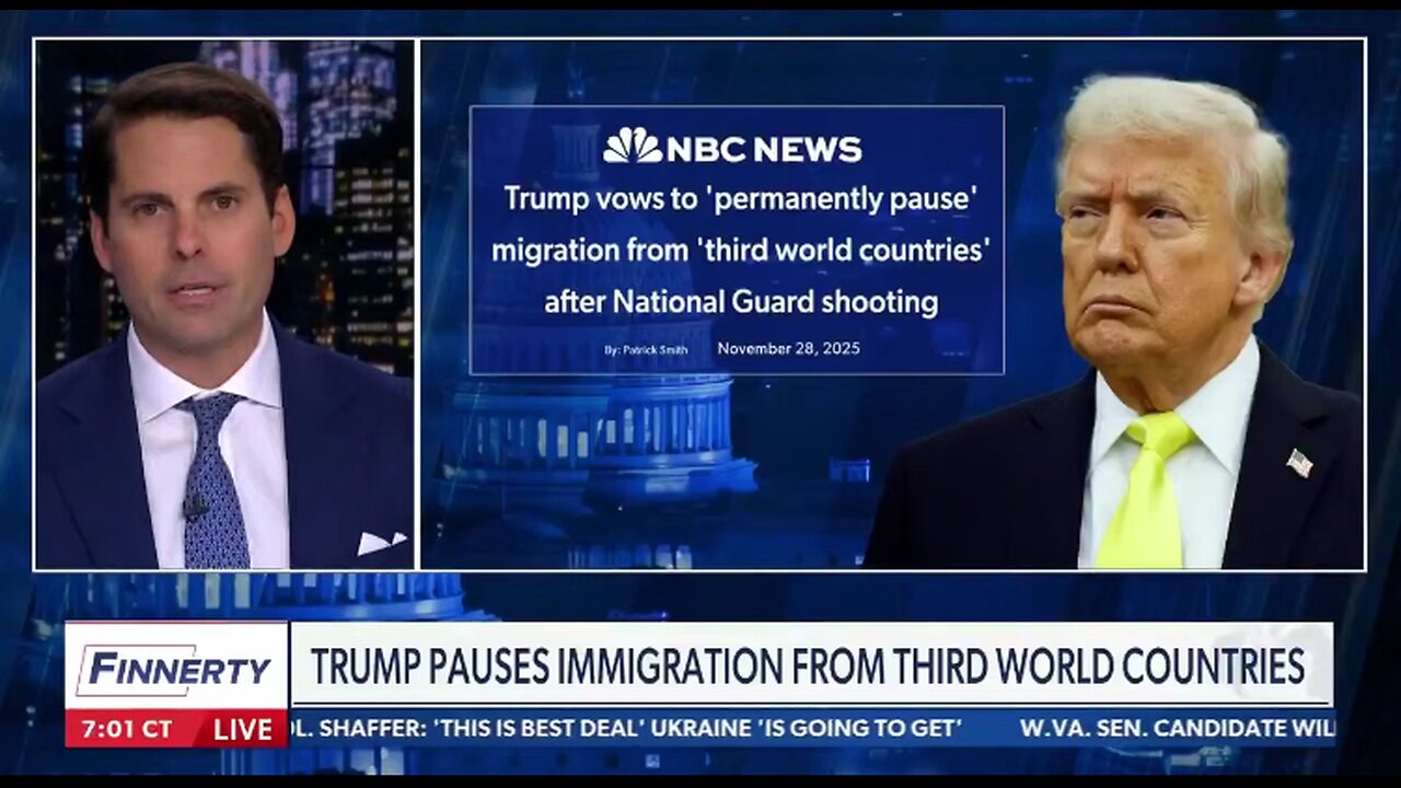 Rob Finnerty’s Take on Trump Pausing All Immigration From Countries Filled With People Who Hate America