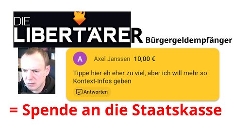 Warum Euro Spenden an kleine Youtuber keinen Sinn machen.