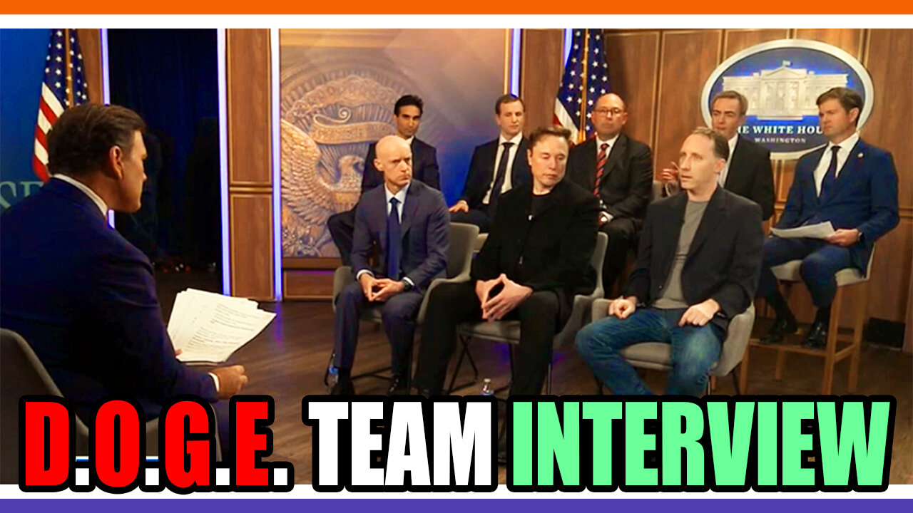 🔴LIVE: Fox Interviews The DOGE Team 🟠⚪🟣