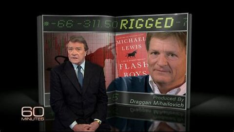 "The stockmarket is RIGGED" Michael Lewis author of "FLASH BOYS"