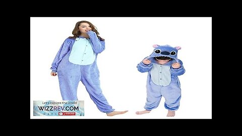 Stitch Cosplay Costume for Adult Stitch Angel Cosplay Costume Jumpsuit Pajamas Hooded Review