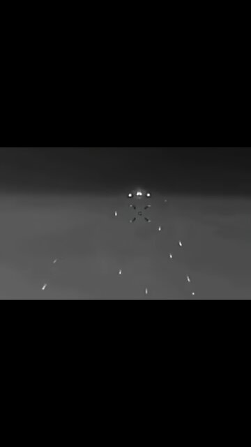 Geran-2 dropped something during flight. Ukrainians immediately shot it down