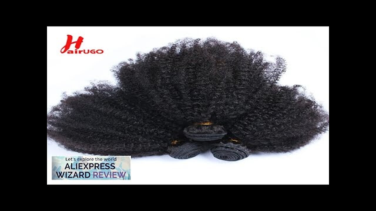 Afro Kinky Curly Bundles Brazilian 1/3 Afro Kinky Human Hair Bundles Deal Review