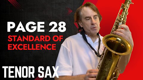 Page 28 Standard Of Excellence Tenor Sax Book 1 Tutorial