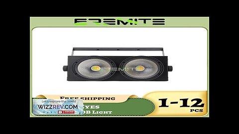 No Tax 1-12Pcs COB 2 Eyes 200W Par Stage Lights Fast Delivery Review