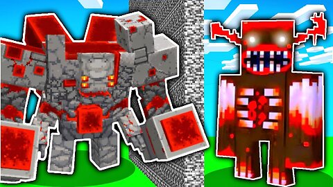 Redstone Monstrosity VS Warden (Batalla de mods en Minecraft)AnyeloX y Danyplx