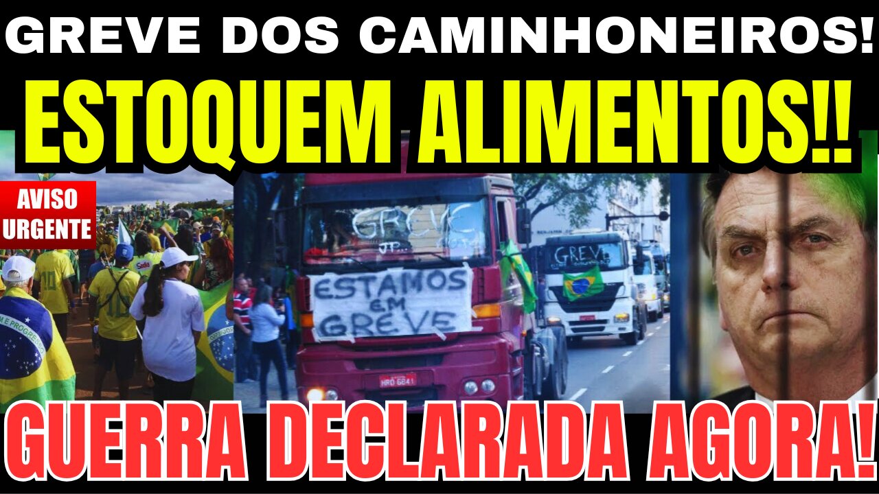 EXPLODIU! GREVE DOS CAMINHONEIROS! PRESIDENTE DA ALA ANUNCIA PARALISAÇÃO!!