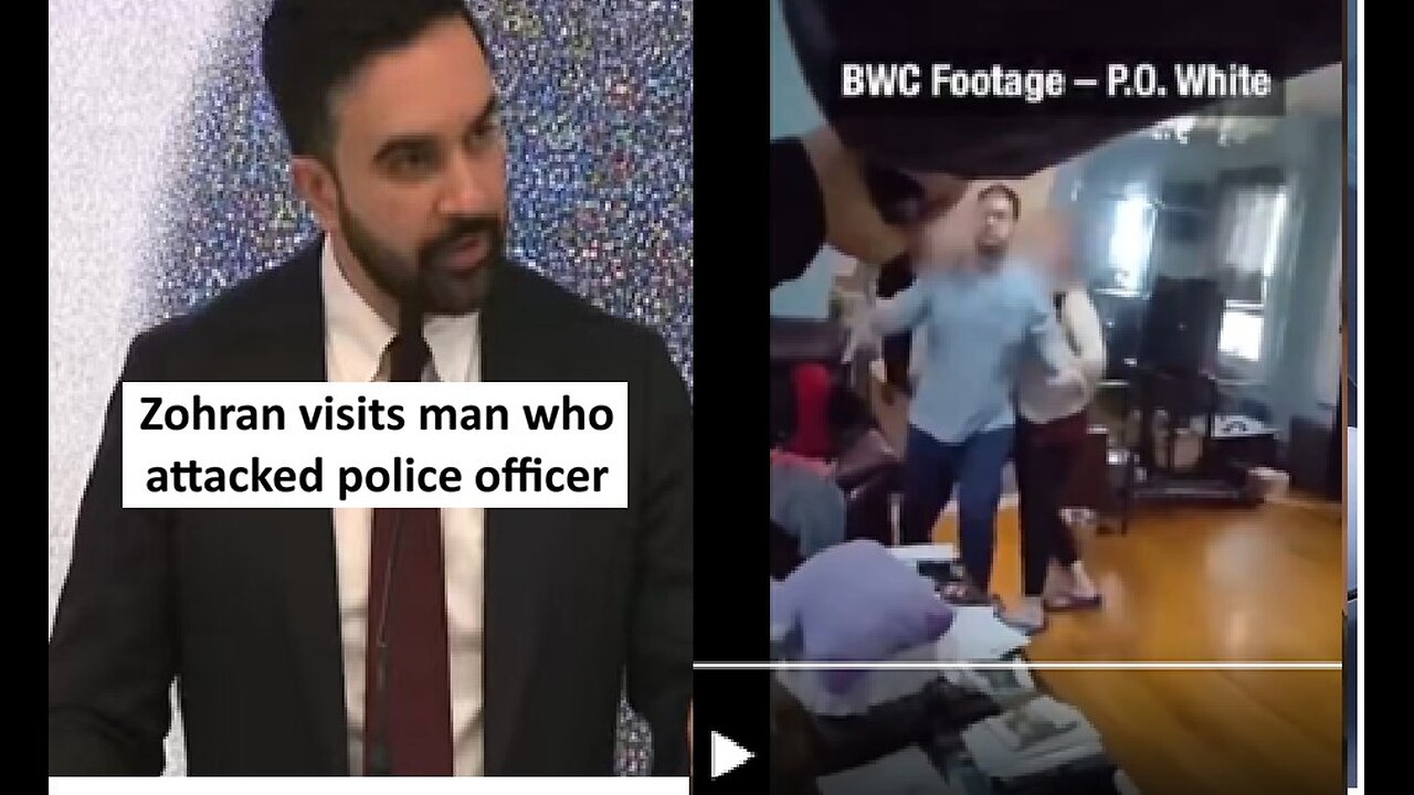 Zohran visits police attacker