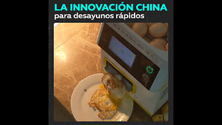 Freidora china que entrega huevos en segundos