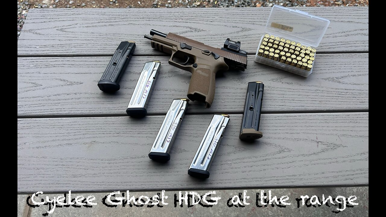 Cyelee Ghost HDG red dot on my Sig SAUER m17 (P320) at the range. Durable? Reliable? Accurate?