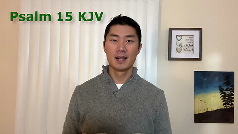 Psalm 15 KJV Audio Bible Reading with Scripture on Screen