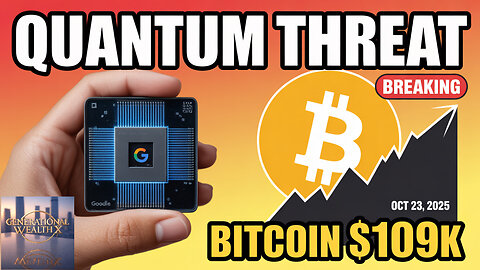 Bitcoin at $109K While Quantum Computers Threaten Crypto Security | Daily News Oct 23