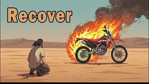 West Texas Recovery & Repair CRF 300L | ep. 5 One-Leg Motorcycle Adventure
