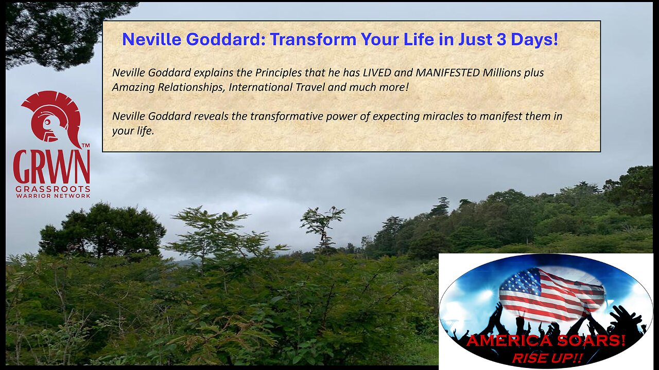 Neville Goddard: Transform Your Life in Just 3 Days