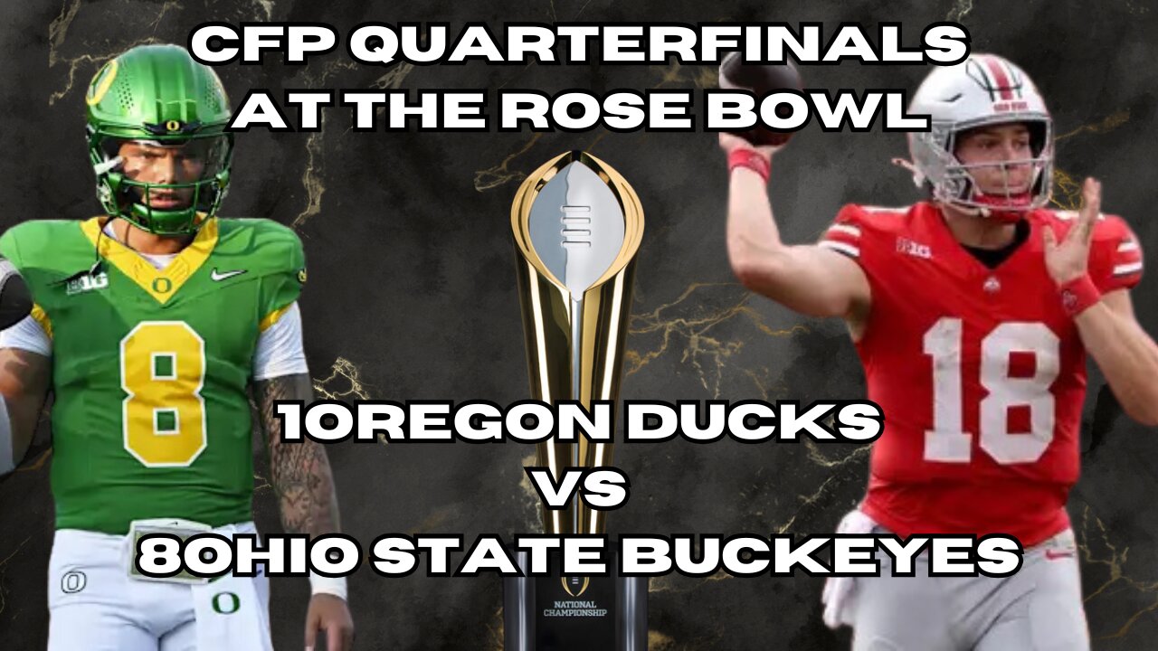 1Oregon vs 8Ohio State Game Broadcast