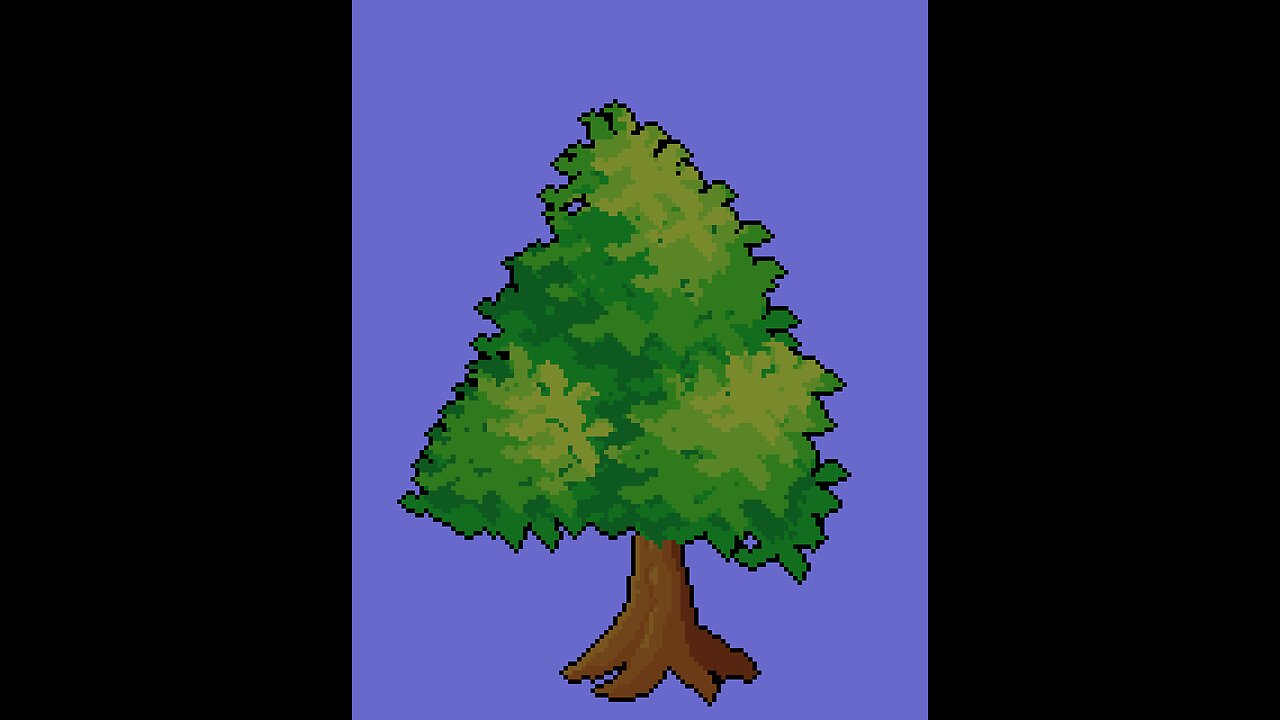 Another simple pixel art tree timelapse!